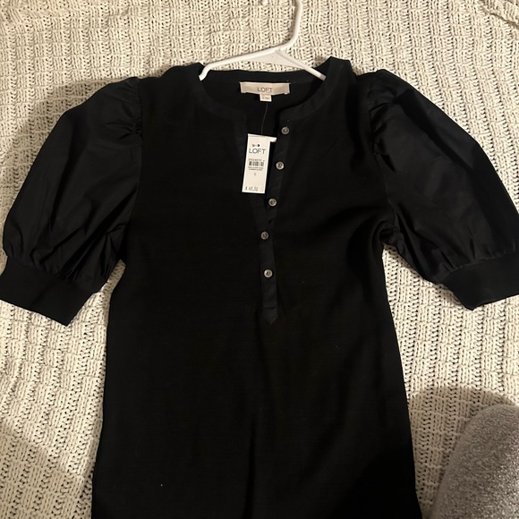 Loft puff sleeve top - Picture 1 of 3